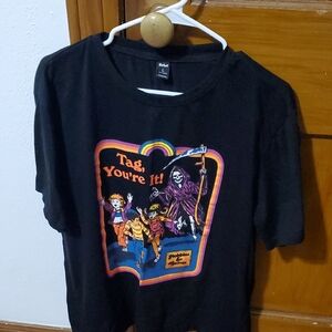 Tag You're It Black Kids T-Shirt by